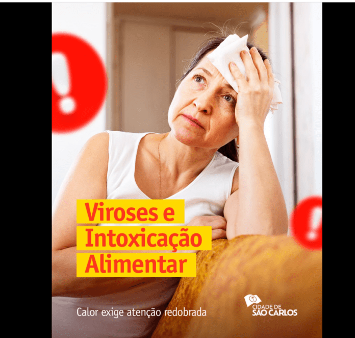 Calor aumenta risco de viroses e intoxicação alimentar; Prefeitura orienta população sobre prevenção Calor aumenta risco de viroses e intoxicação alimentar; Prefeitura orienta população sobre prevenção