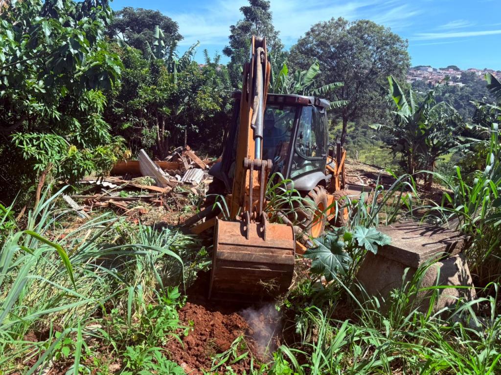 Barracos foram retirados