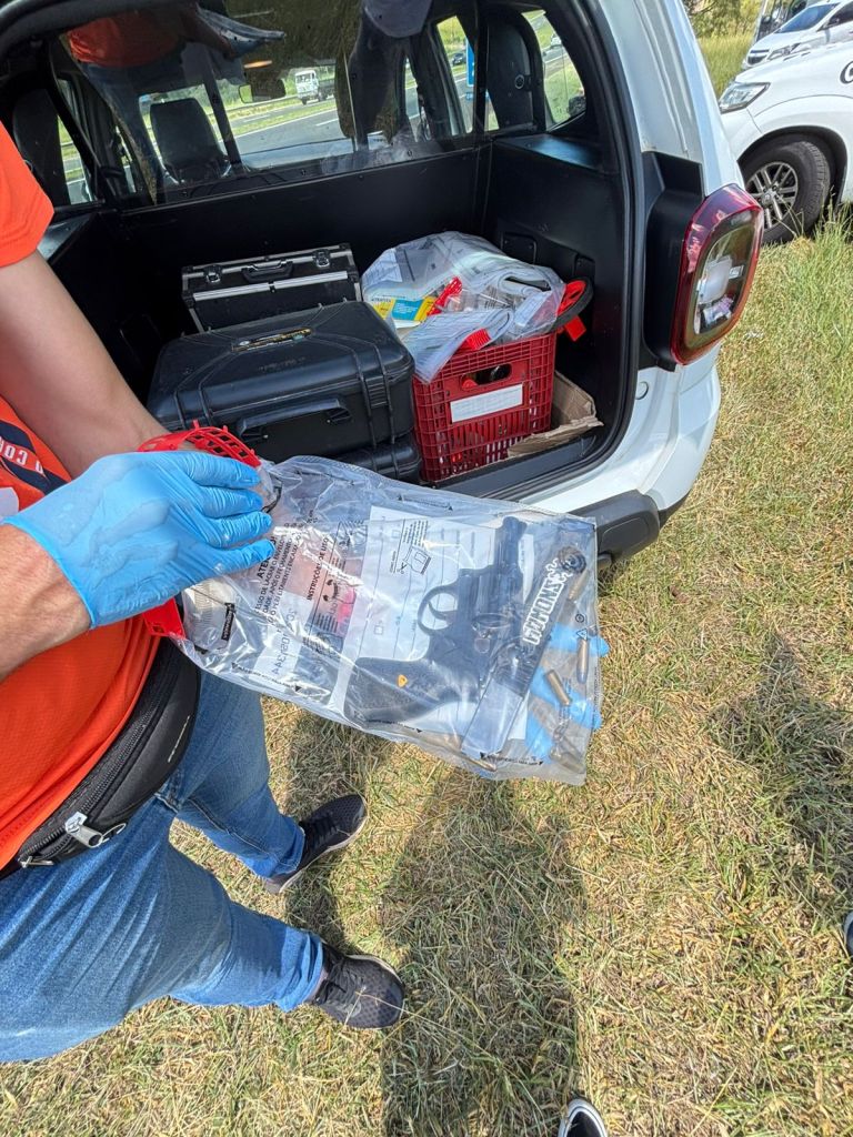 Arma apreendida; Homem morreu em confronto com a PM