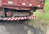 Motociclista bateu na traseira do caminhão