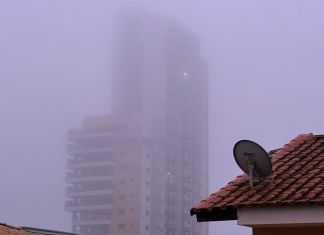 Chuva e neblina em São Carlos