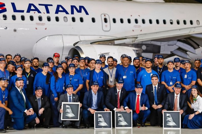 Na LATAM, Lula conheceu a força de trabalho do MRO Na LATAM, Lula conheceu a força de trabalho do MRO