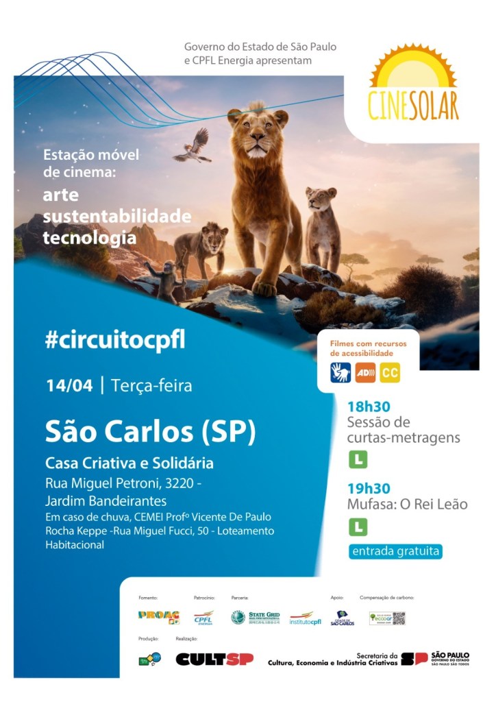 São Carlos recebe edição do CineSolar