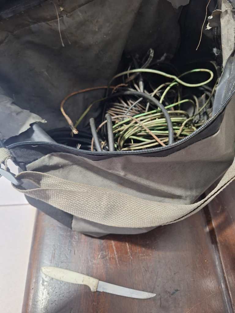 Furto de fios do SAAE