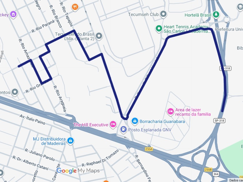 Interdição no pontilhão da Washington Luís altera trânsito e transporte coletivo em São Carlos