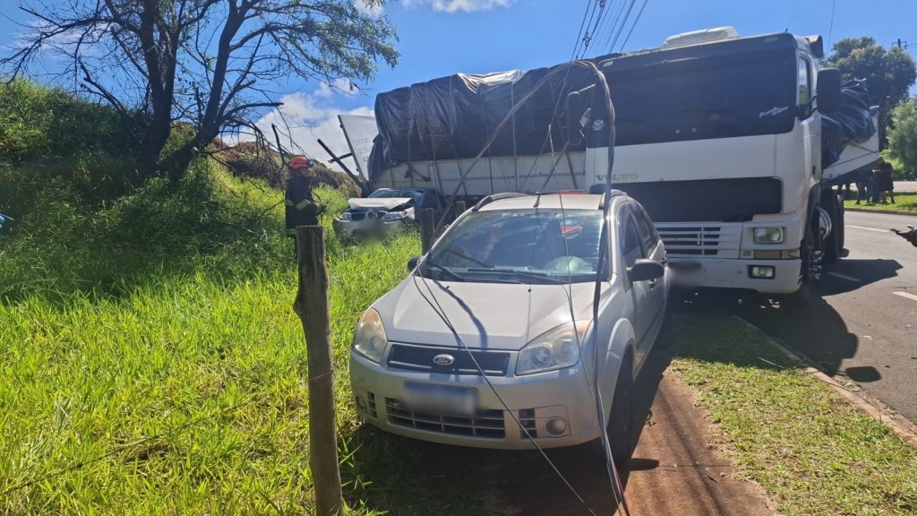 Grave acidente na Bruno Ruggiero