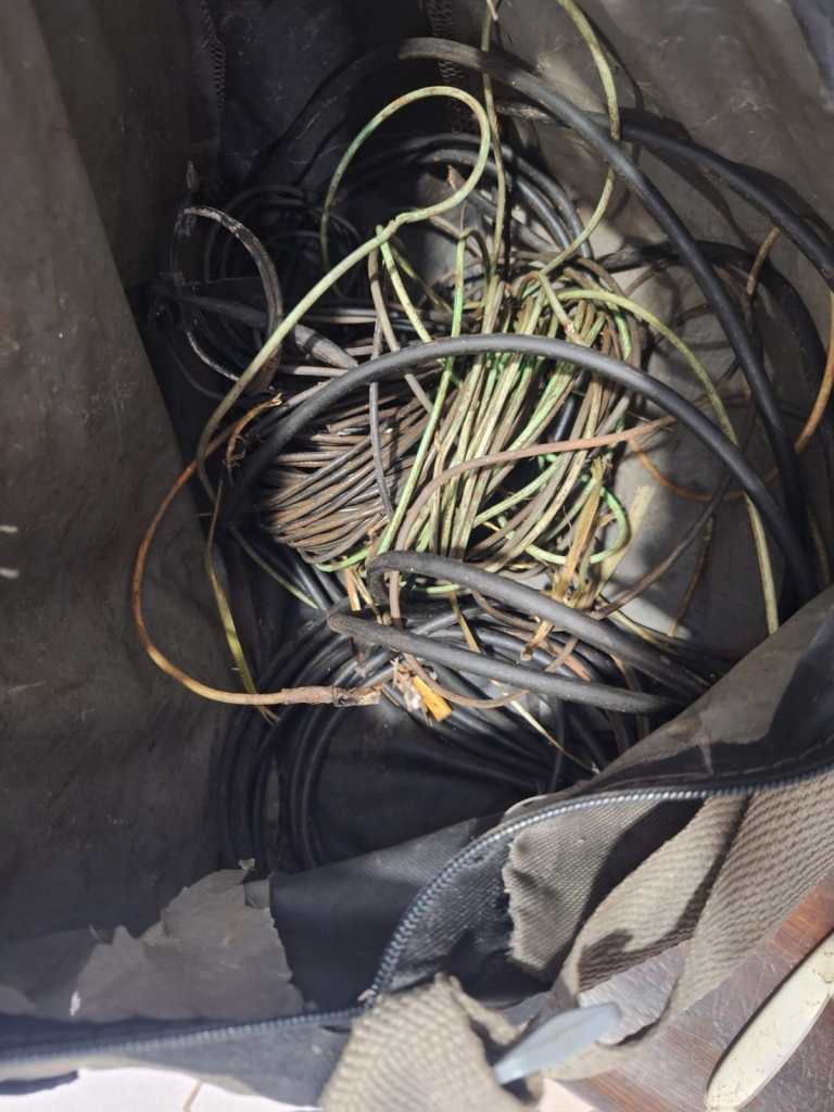 Furto de fios do SAAE