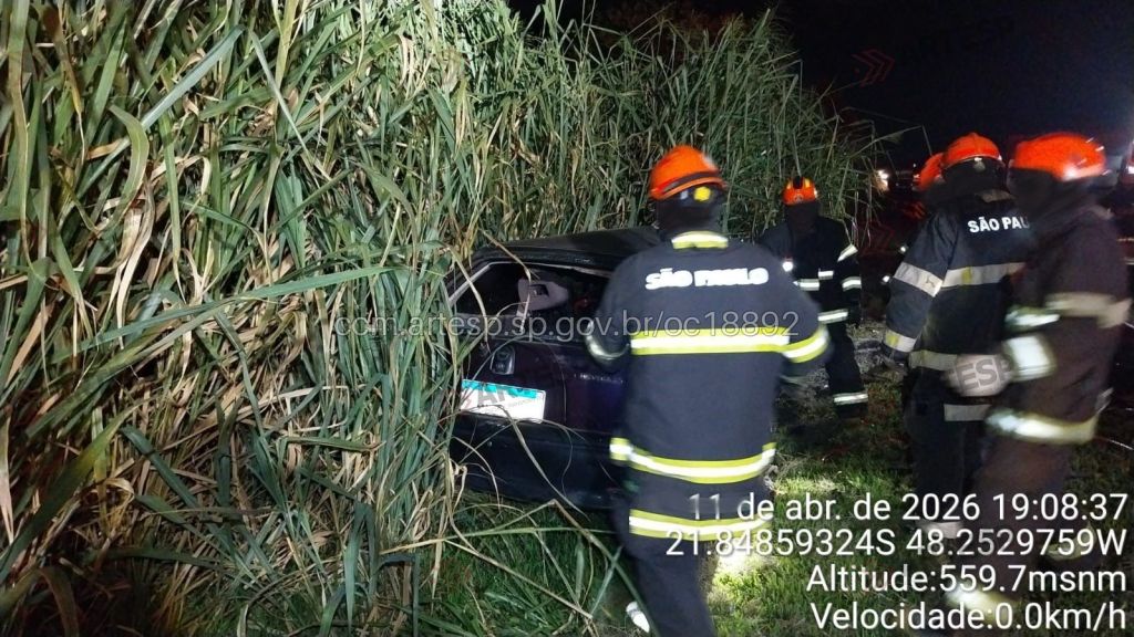 Acidente grave na SP 255