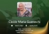 O falecimento, aos 84 anos, de Cleide Maria Guereschi