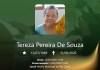 O falecimento, aos 76 anos, de Tereza Pereira de Souza