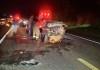 Tragédia: acidente registra vítima fatal na SP 215 Acidente fatal na SP 215/Imagem: Valdir Penteado/Comando VP