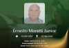 O falecimento, aos 73 anos, de Ernesto Moreti Junior