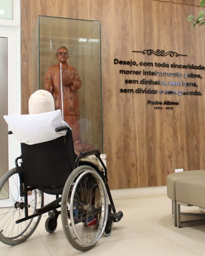 Após mais de um ano de internação na Unidade de Tratamento de Queimados (UTQ) do Hospital Padre Albino, um paciente 13 anos viveu nesta terça-feira (14) uma experiência que marcou mais um passo em sua recuperação