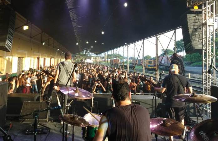 Sábado acontece mais uma edição do Rock na Estação. Sábado acontece mais uma edição do Rock na Estação.