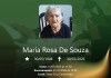 O falecimento, aos 98 anos, de Maria Rosa de Souza