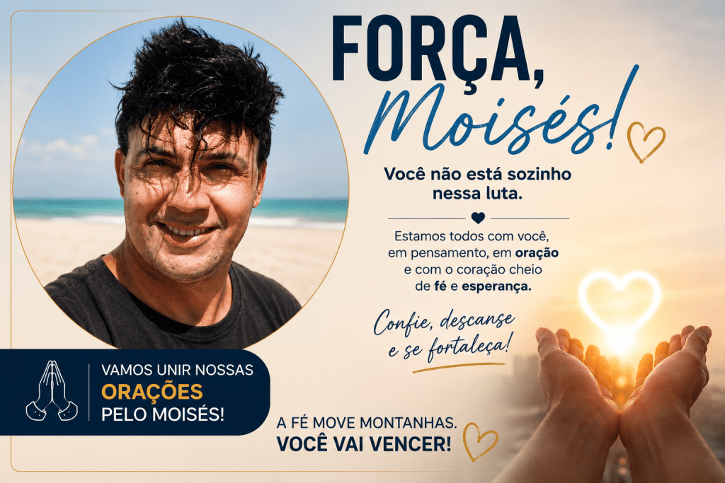 Moisés segue em estado grave após duas cirurgias; família pede corrente de oração