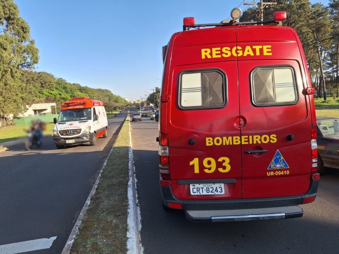 Acidente com motocicleta envolve mãe e filho na região do Cedrinho