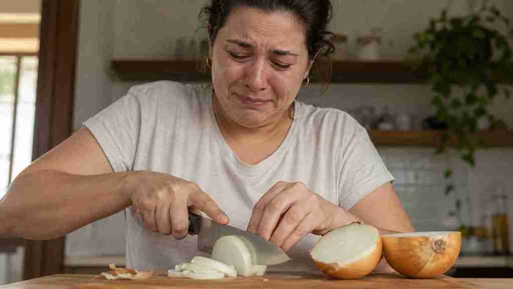 Por que a cebola faz os olhos lacrimejarem quando é cortada e como uma reação química transforma um alimento comum em algo tão irritante