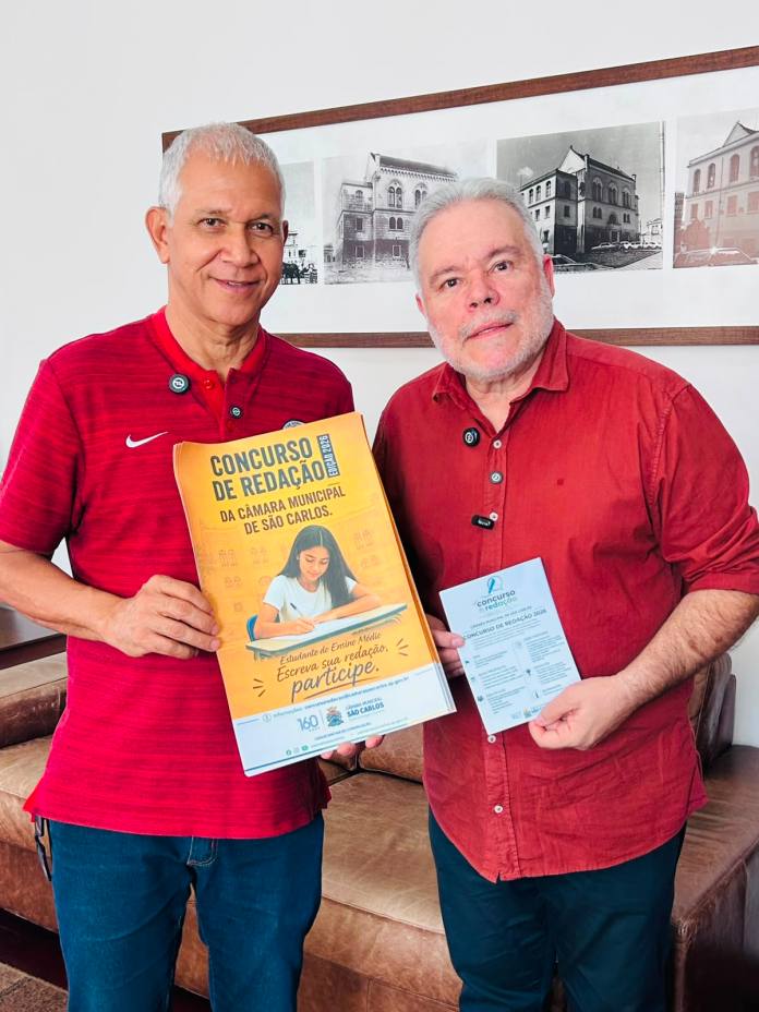 Câmara de São Carlos abre Concurso de Redação 2026 sobre mudanças climáticas Câmara de São Carlos abre Concurso de Redação 2026 sobre mudanças climáticas