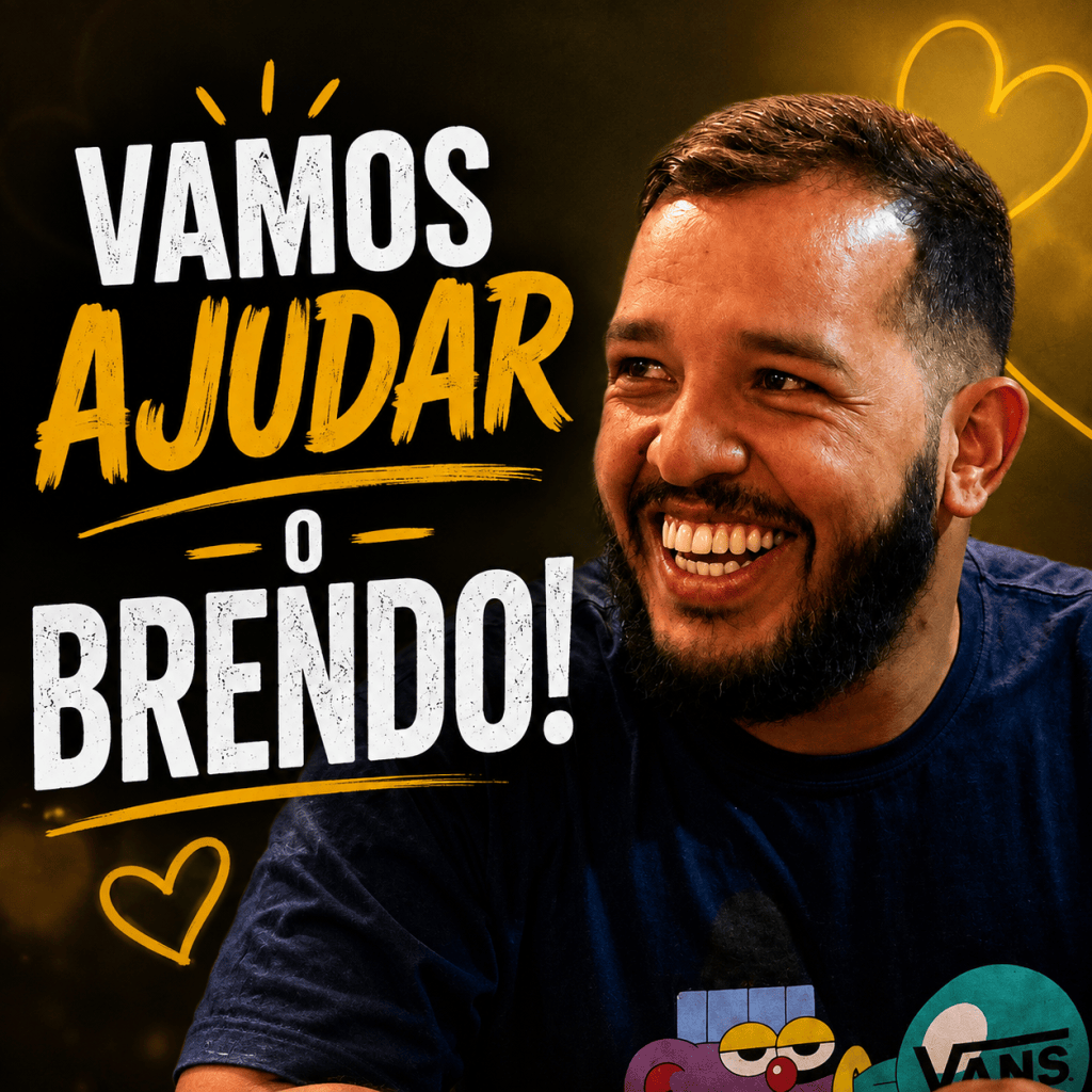 Campanha visa ajudar o jovem Brendo; Motoboy sofreu grave acidente de moto