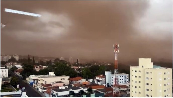 Defesa Civil alerta São Carlos e região para vento acima de 75 km/h, chuva forte e risco tempestade de poeira Defesa Civil alerta São Carlos e região para vento acima de 75 km/h, chuva forte e risco tempestade de poeira
