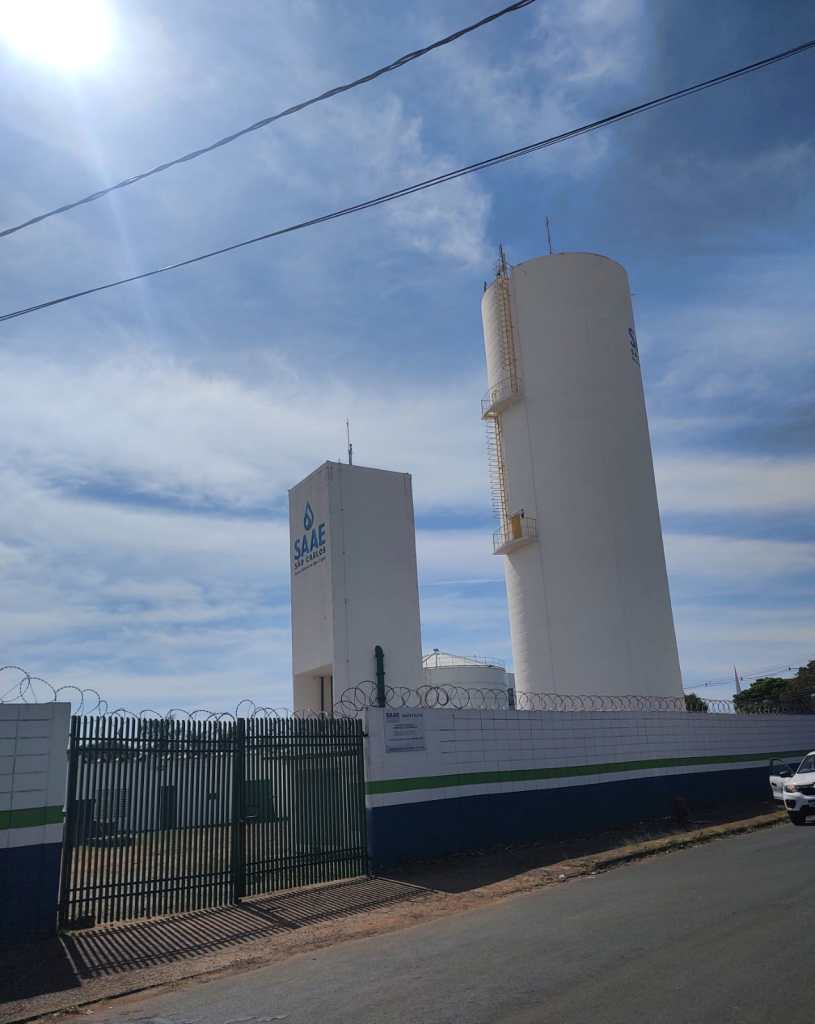 Reservatório de água do SAAE no Santa Felícia, em São Carlos, passará por manutenção nesta quarta-feira, 23 de setembro.