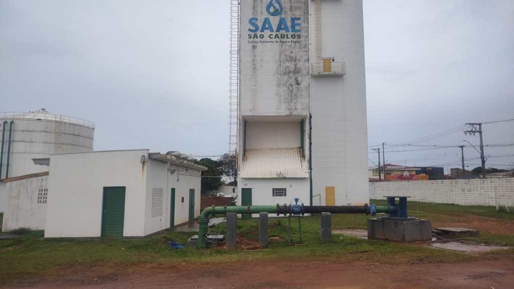 Reservatório de água do SAAE no Santa Felícia, em São Carlos, passará por manutenção nesta quarta-feira, 23 de setembro.