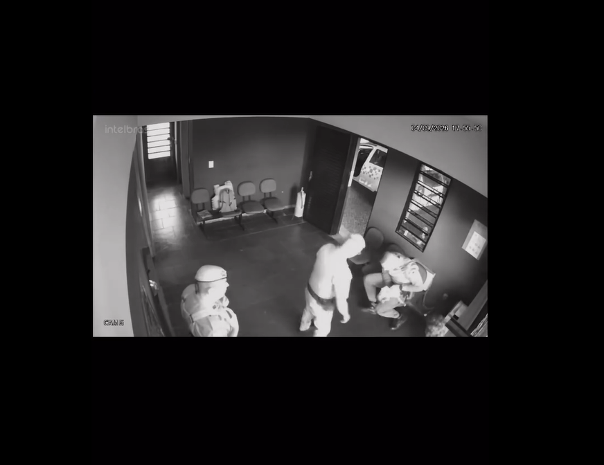 Bebê engasgada é salva por Policial Militar do 38° Batalhão