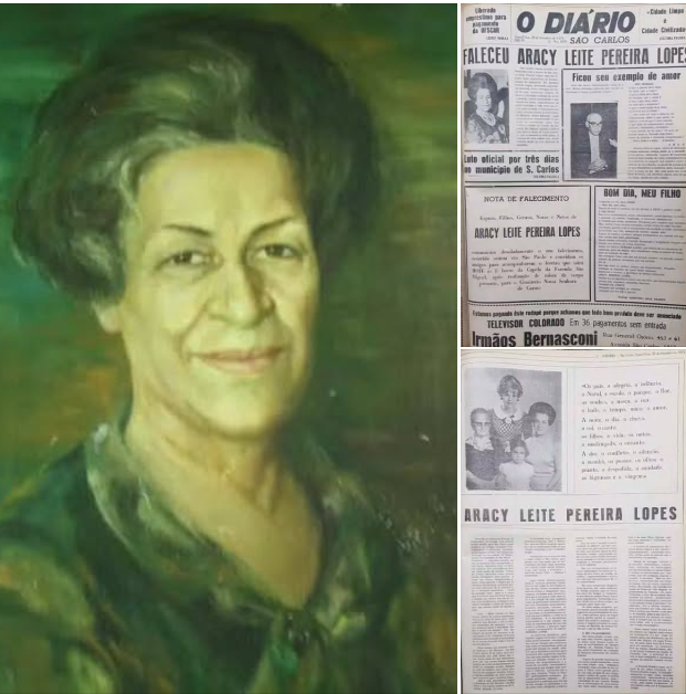 Há 53 anos, falecia Aracy Leite Pereira Lopes, cidadã benemérita de São Carlos Há 53 anos, falecia Aracy Leite Pereira Lopes, cidadã benemérita de São Carlos
