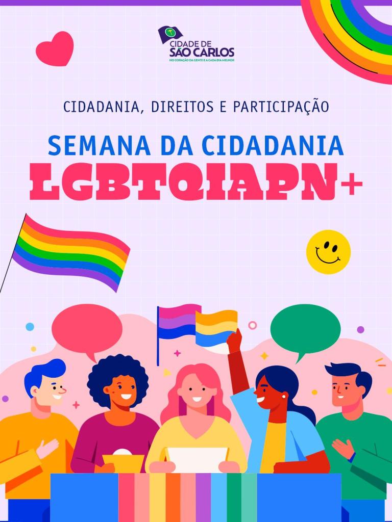 São Carlos terá Semana LGBTQIAPN+ com debates, baile e ExpoArte
