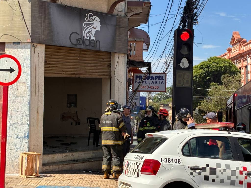 Princípio de incêndio em prédio do Centro