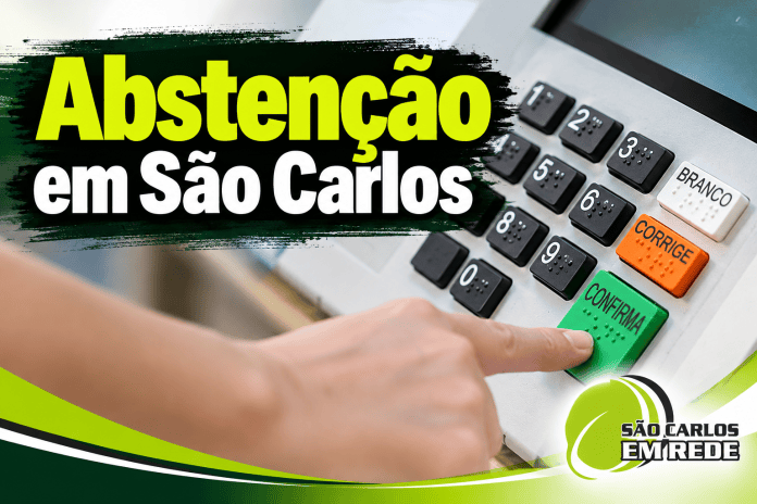 Abstenção em São Carlos passa de 46 mil eleitores nas eleições de 2026 Abstenção em São Carlos passa de 46 mil eleitores nas eleições de 2026