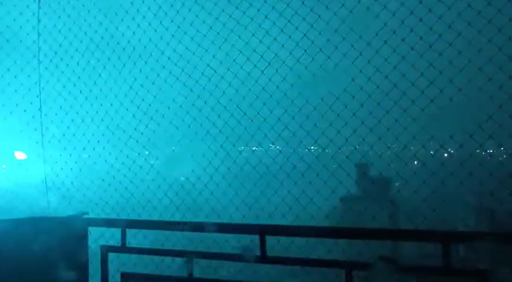 Chuva fortíssima em São Carlos