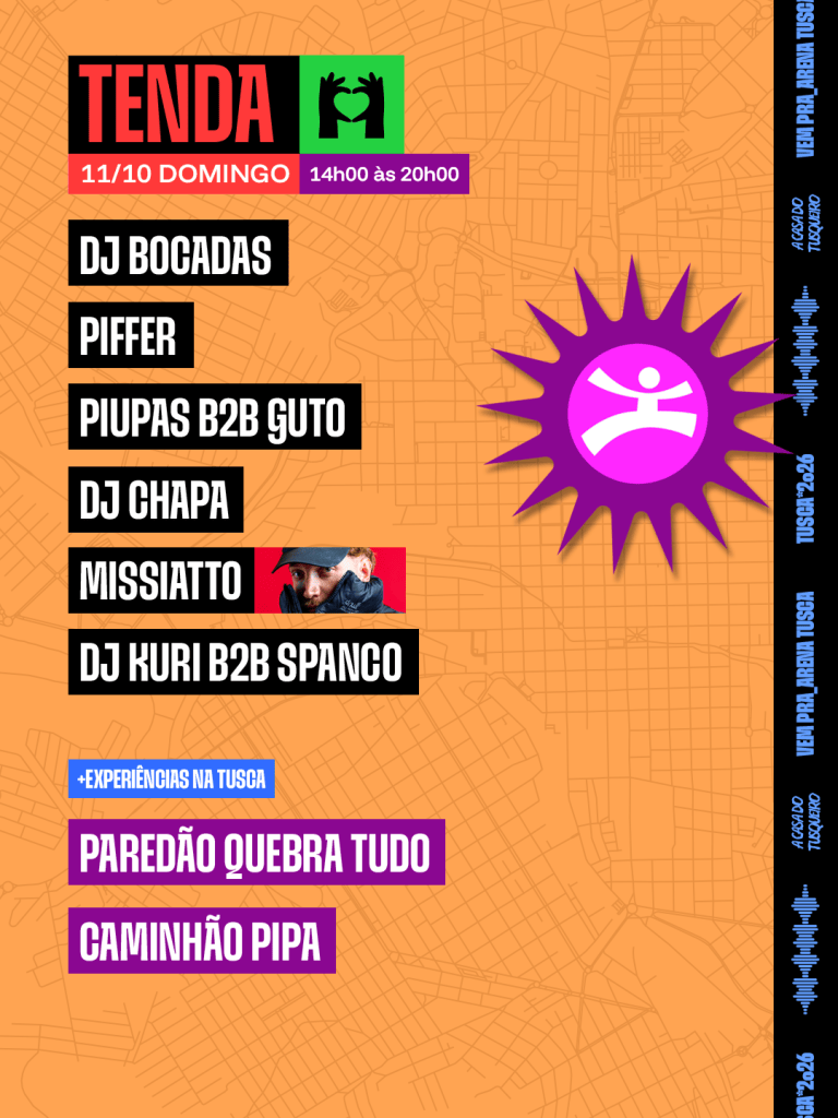 UMA TUSCA QUE NÃO CABE EM UM ÚNICO PALCO