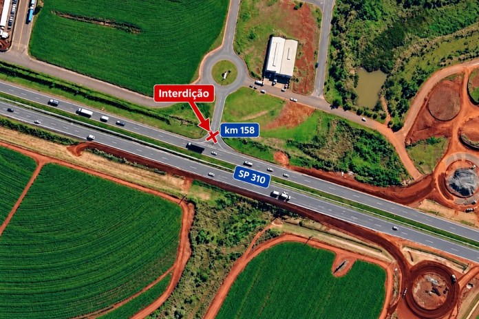Rodovia Washington Luís SP-310 terá acesso a Cordeirópolis fechado por 40 dias devido às obras de novo viaduto Rodovia Washington Luís SP-310 terá acesso a Cordeirópolis fechado por 40 dias devido às obras de novo viaduto