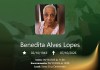 O falecimento, aos 83 anos, de Benedita Alves Lopes