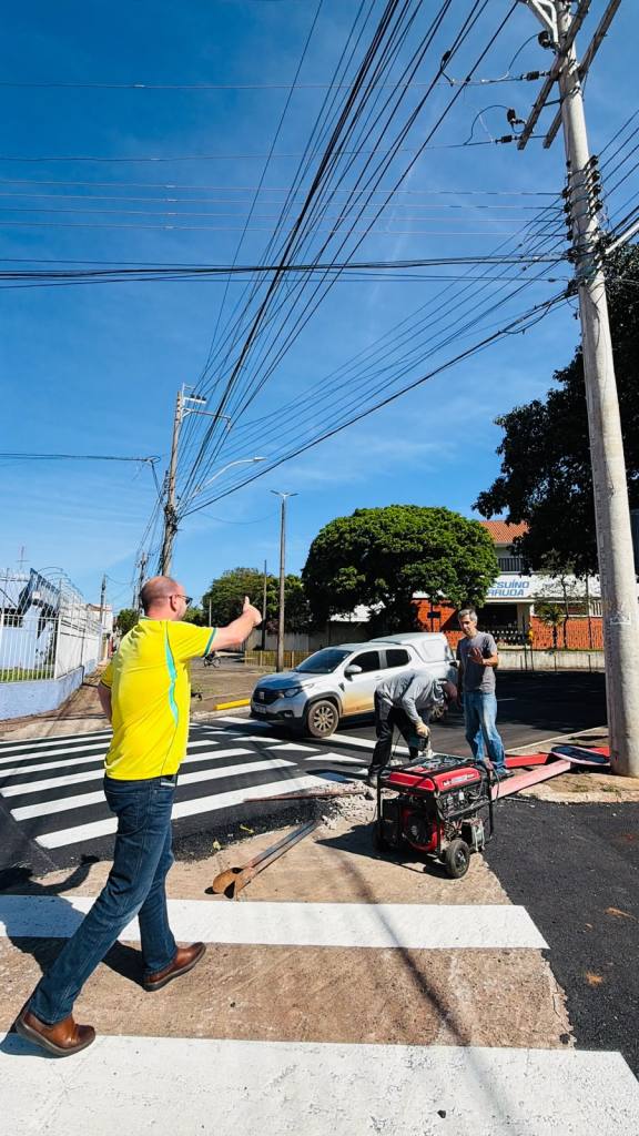Prefeito Netto Donato libera novo acesso da Rua João Lourenço Rodrigues em São Carlos para melhorar o trânsito na região Sul
