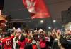 Comemoração pela eleição de Lula pela quarta vez