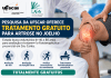 UFSCar oferece tratamento gratuito para pessoas com artrose no joelho em São Carlos; veja como participar em artrose no joelho? UFSCar oferece fisioterapia gratuita e procura voluntários em São Carlos