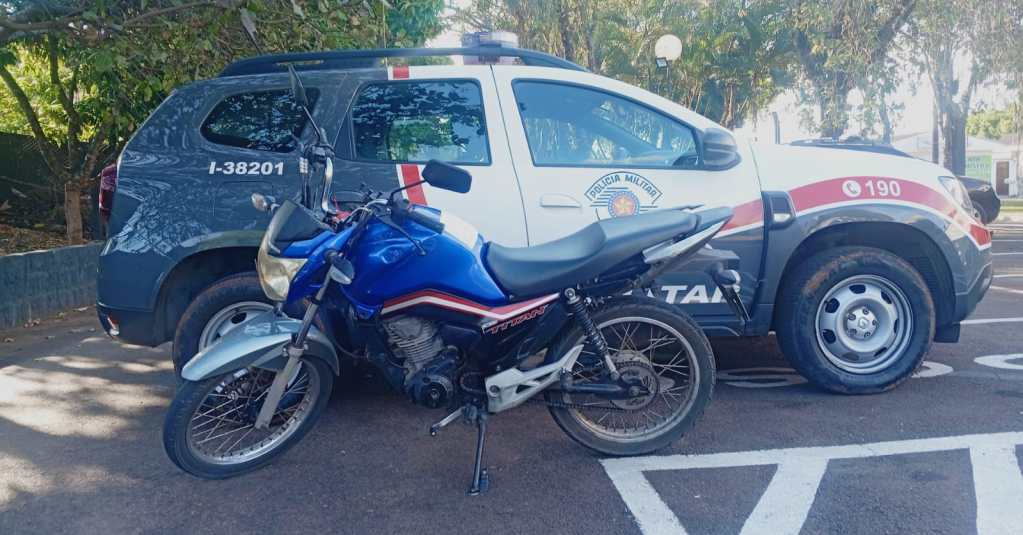 Motocicleta apreendida