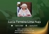 O falecimento, aos 80 anos, de Lúcia Ferreira Lima Nais